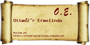 Ottmár Ermelinda névjegykártya